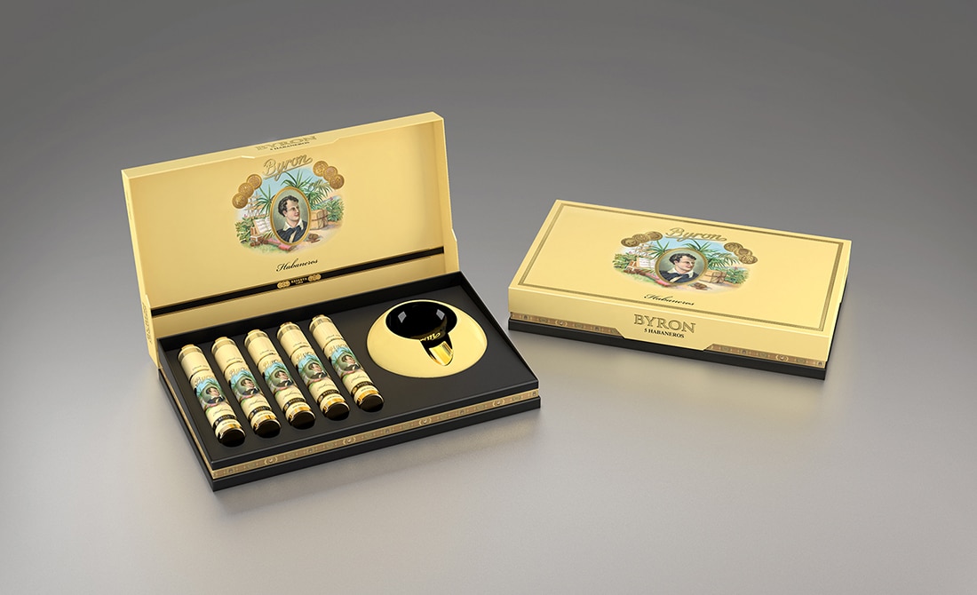 Byron 20th Century Habaneros Tube Gift Set