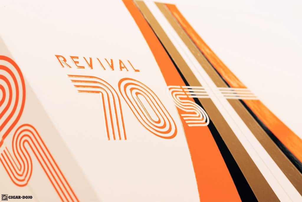 JR Revival 70s cigar box closeup