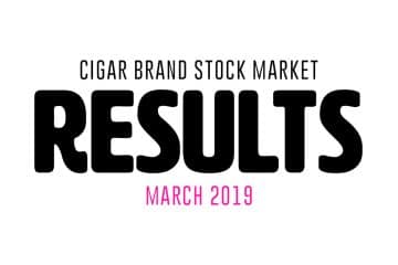 Cigar Brand Stock Market Results March 2019