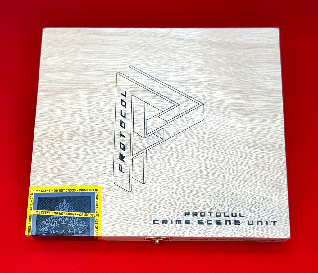 Protocol Crime Scene Unit cigar box closed