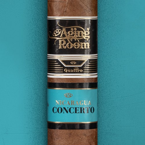 Aging Room Quattro Nicaragua Concerto No. 13 Cigar of the Year 2025 circle