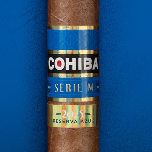 Cohiba Serie M Reserva Azul No. 14 Cigar of the Year 2025 circle