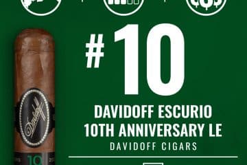 Davidoff Escurio 10th Anniversary Limited Edition No. 10 Cigar of the Year 2025