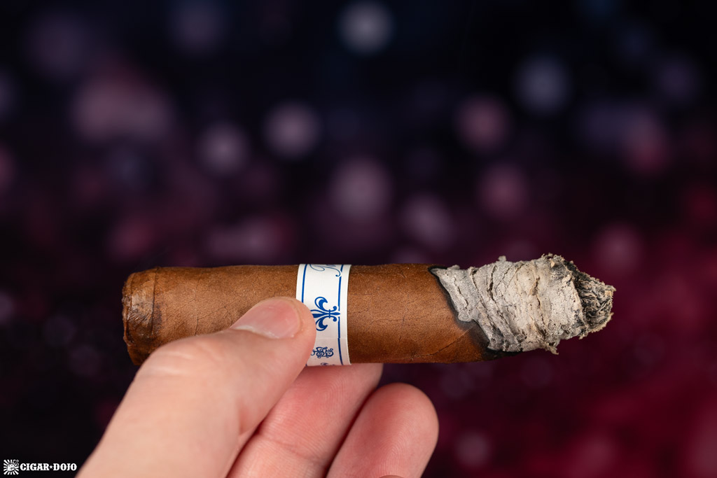 Tatuaje Series P Honduras Robusto cigar ash