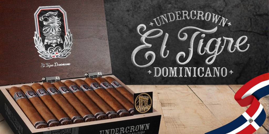 Drew Estate Undercrown El Tigre Dominicano cigar box open