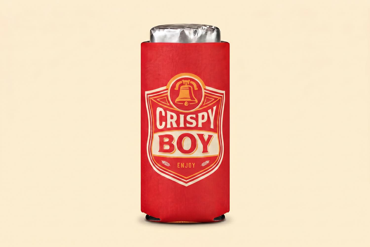 Cigar Dojo Crispy Boy red coozie packaging