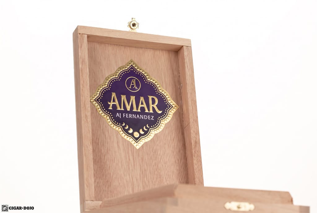 Amar by AJ Fernandez Torito cigar box lid