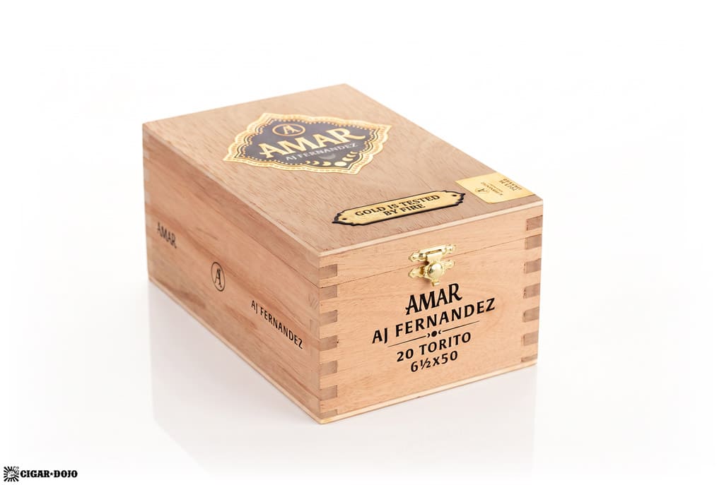 Amar by AJ Fernandez Torito cigar box closed