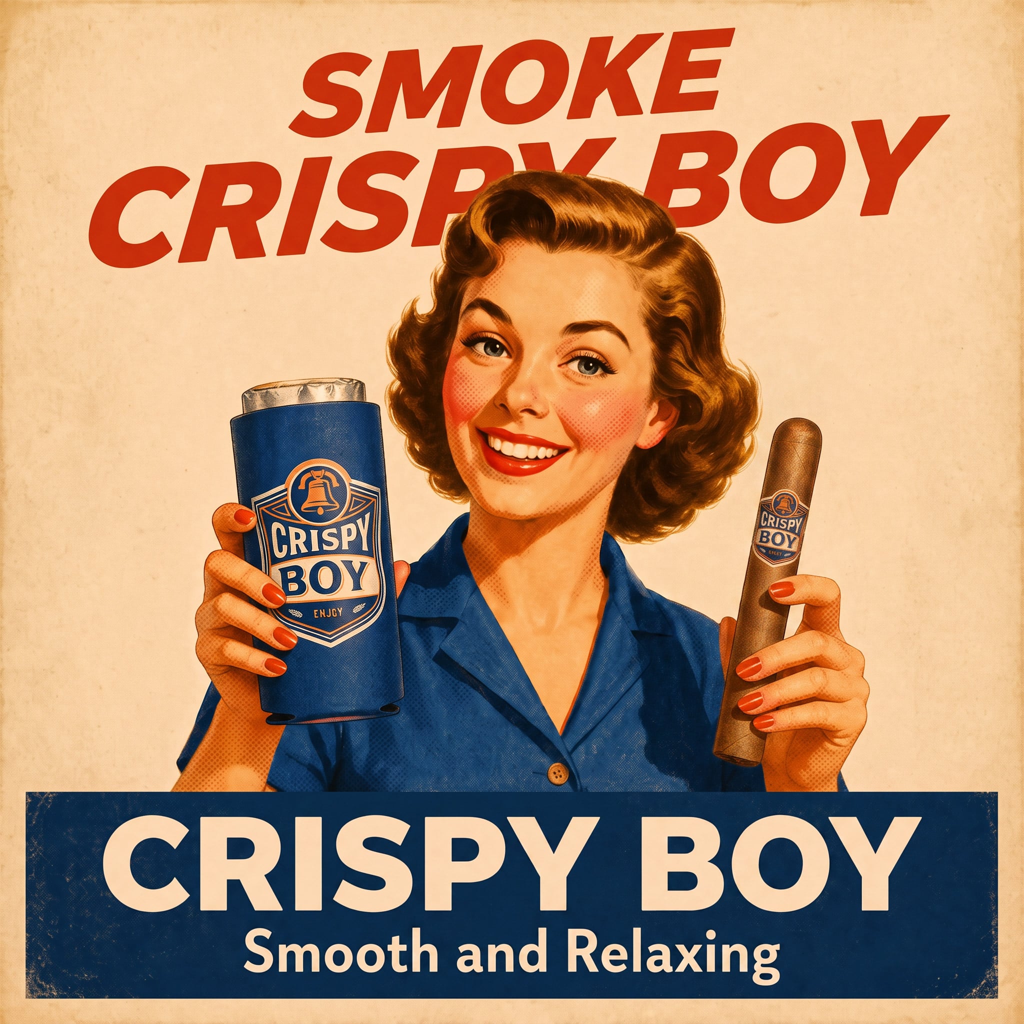 Crispy Boy vintage advertisement