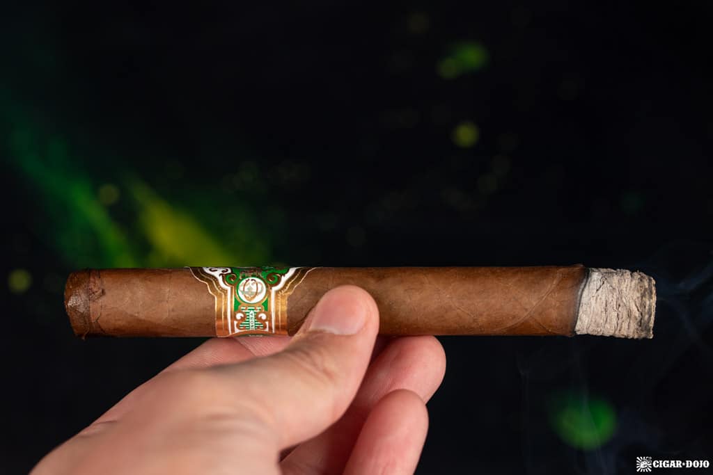 Espinosa Laranja Reserva Hybrid Toro cigar smoking