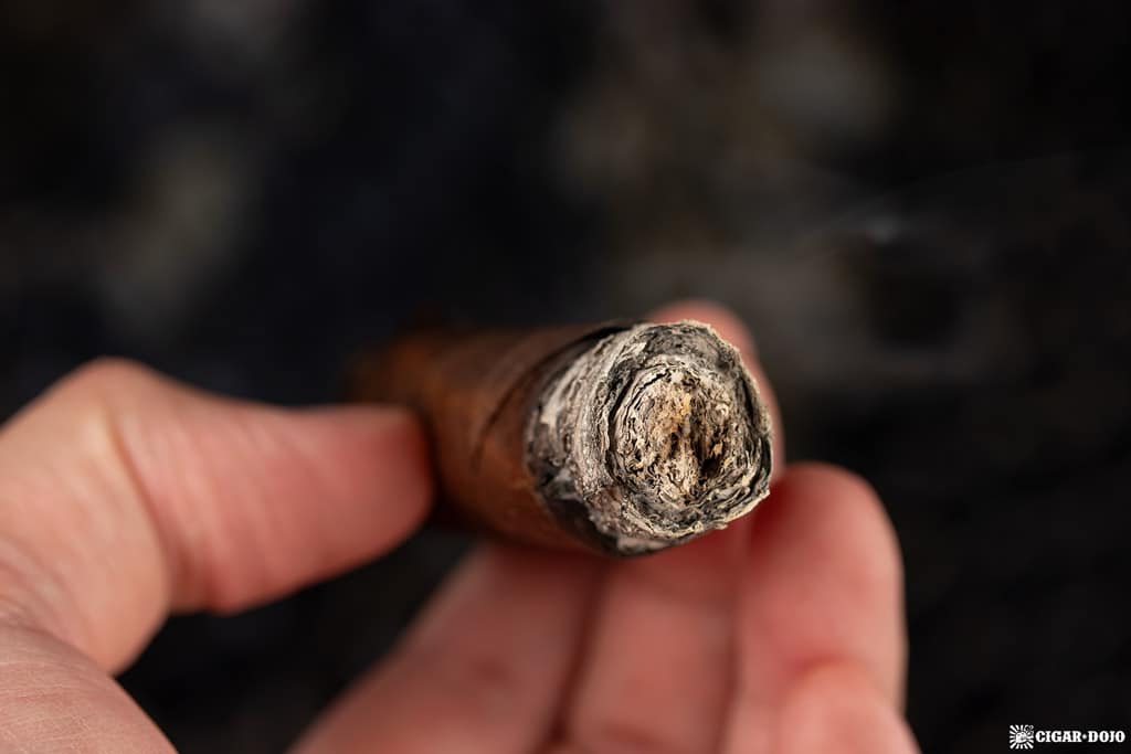 LFD Carbon Flower cigar ash