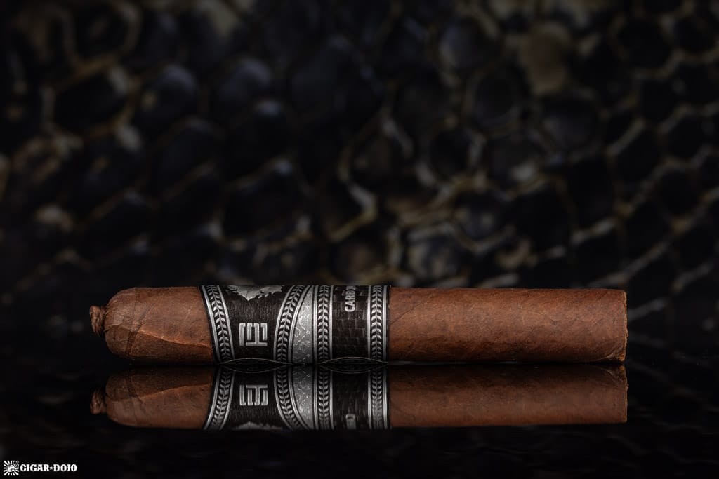 LFD Carbon Flower cigar side view