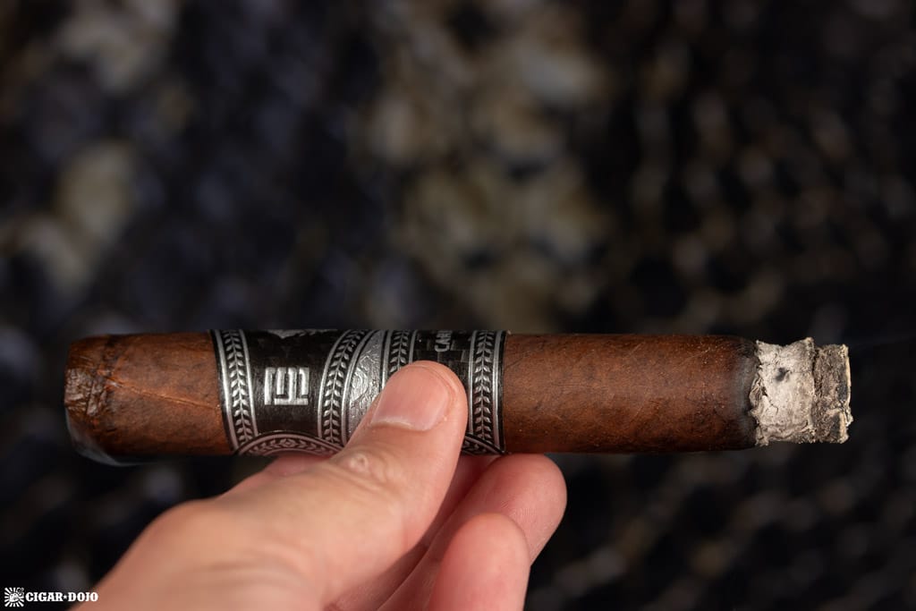 LFD Carbon Flower cigar smoking