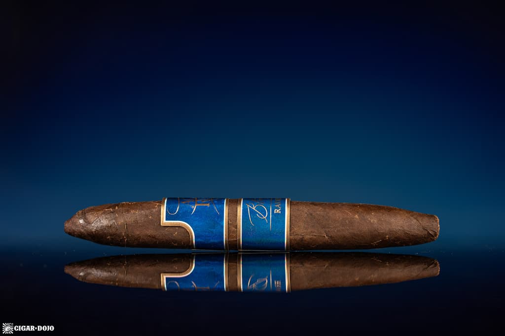 Aging Room Blue Amber cigar side view