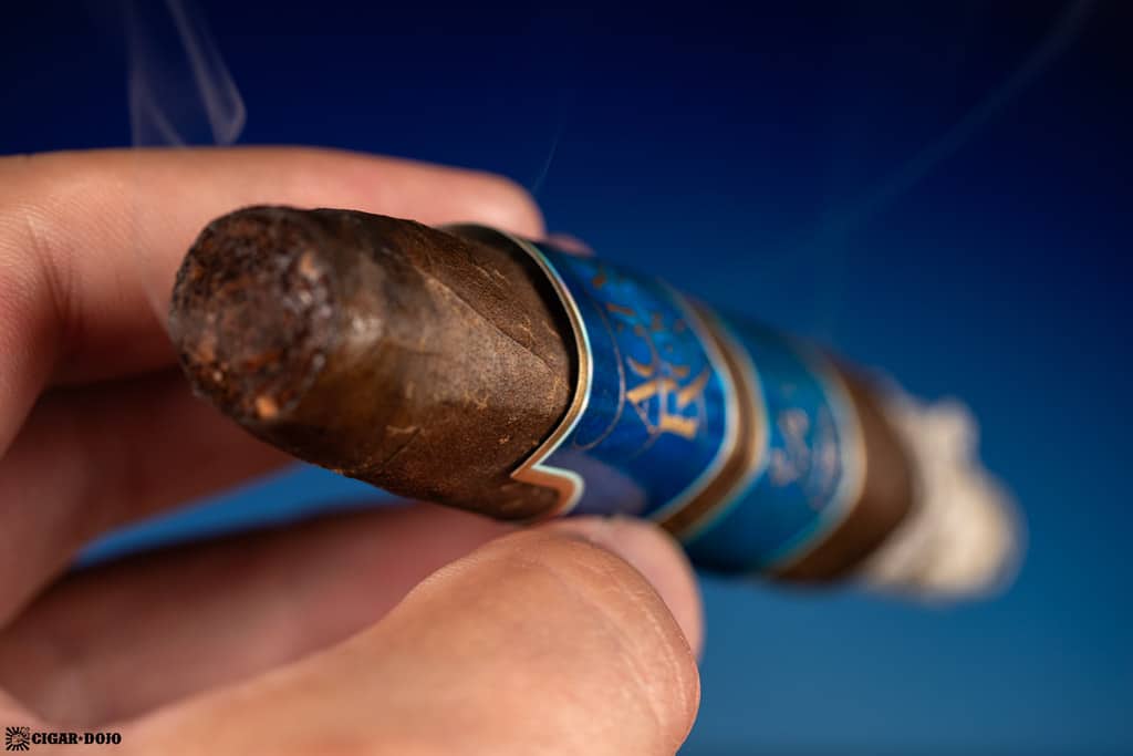 Aging Room Blue Amber cigar smoking