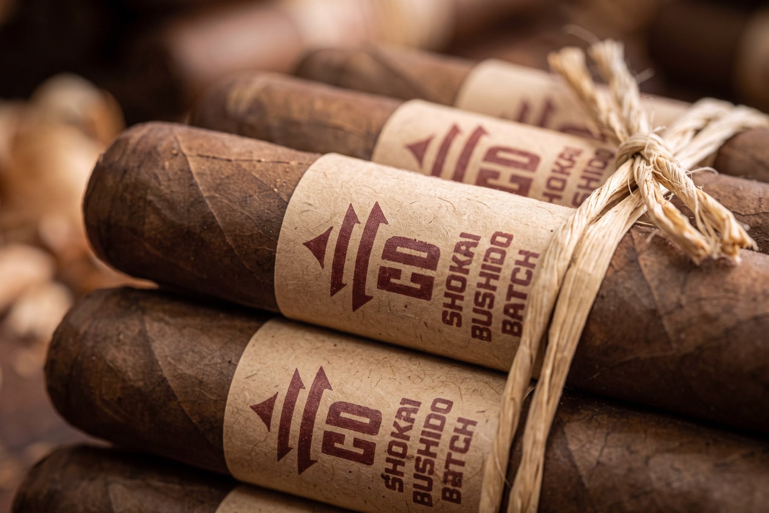 Dunbarton Shokai Bushido cigars pre-release closeup