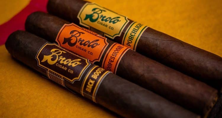 Brolo Porchlight, Confessional and Back Booth Robusto cigars