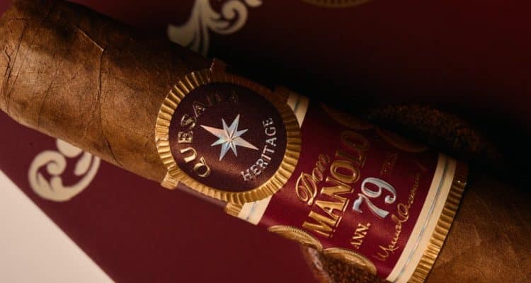 Quesada Don Manolo 79 cigar band on box